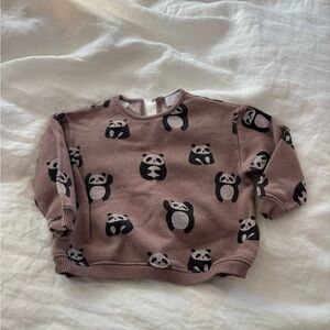 Zara panda sweatshirt